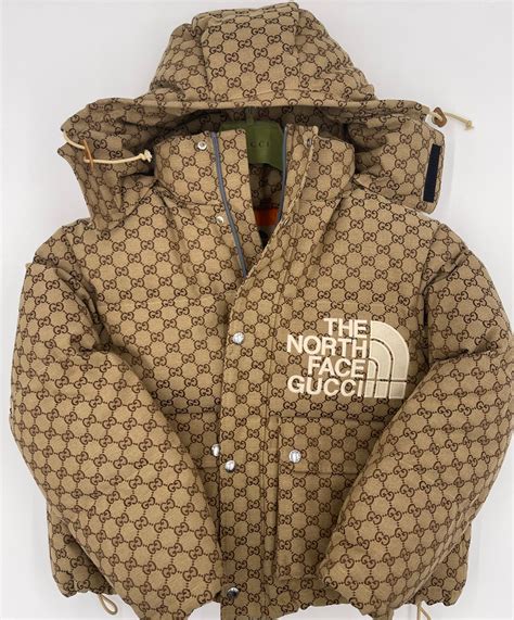 gucci northface puffer jacket|north face Gucci collection prices.